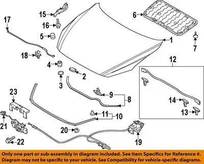 MAZDA OEM 04-18 3-Hood Rubber Bumper Cushion BC1M56786 • $8.45