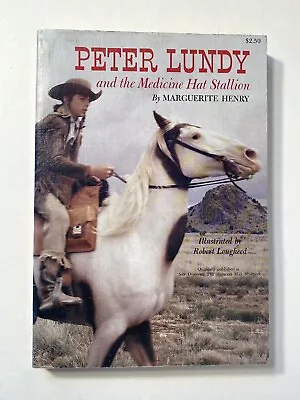 Peter Lundy And The Medicine Hat Stallion PB Book Marguerite Henry 1977 Edition • $6.99