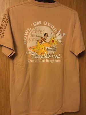 $50 • Buy Krispy Kreme Doughnuts - “Chocolate Iced Ceam” - Brown Shirt - M 