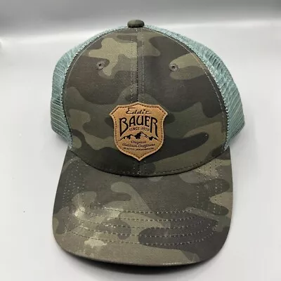 Eddie Bauer Trucker Hat Men Camouflage Snap Back Cap • $12.88