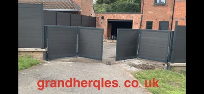 £1 • Buy AUTOMATIC(ELECTRIC) BI-FOLDING GATES-the Price Is For Making An Offer