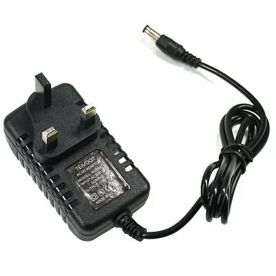 AC-DC Adaptor 12V 12.0V 1.5A 1500mA MAX 100-240V 50-60Hz  Power Supply Mains • £7.99