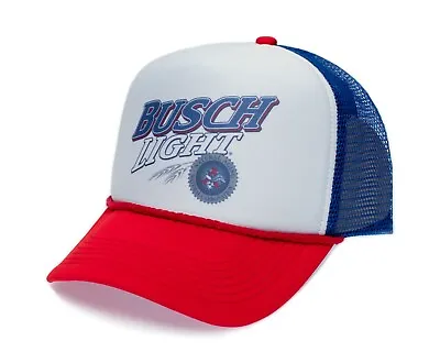 Busch Light Beer Trucker Hat Vintage 80’s Style Cap One Size Unisex Multi Color • $17.95