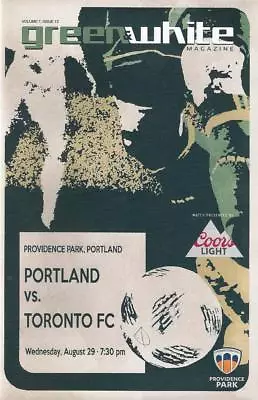 Portland Timbers 'Green & White' MLS Soccer/Football Program Volume 7 Issue 13 • $6.99