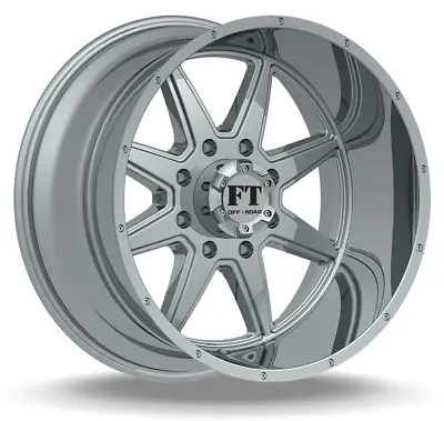 4 ~ 20x10 Full Throttle FT2 Off-Road Wheels 8x170mm Chrome -24mm F-250 Newr F250 • $1499