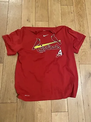 Yadier Molina St. Louis Cardinals Nike Shirt Womens Large Baseball • $18.23