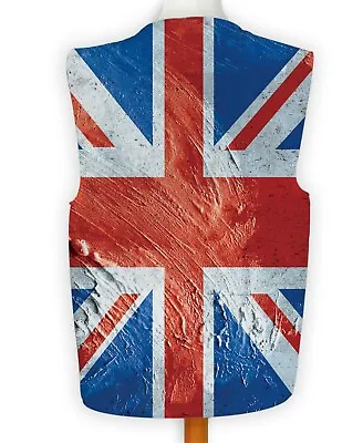 Grunge Union Jack Fancy Dress Waistcoat • £15.99