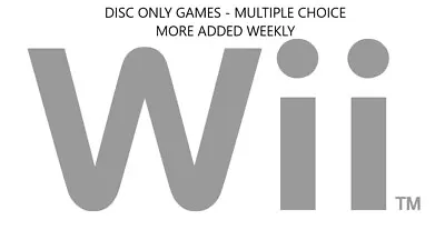 £1.99 • Buy Nintendo Wii - Disc Only - Tested & Cleaned - Multibuy Discount Wii U Compatible