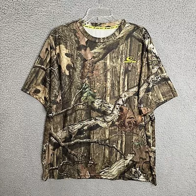 Mossy Oak Break Up Infinity Camo Shirt Mens L Short Sleeve Hunting Outdoors • $17.99