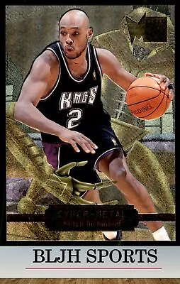 1996 Metal #15 Mitch Richmond Sacramento Kings  Cyber-Metal (2A2) • $3.49