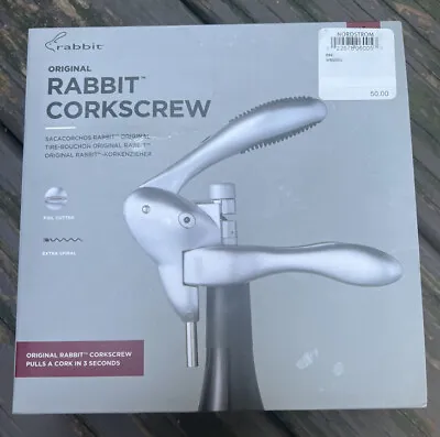Rabbit Original Corkscrew Wine Opener  • $40