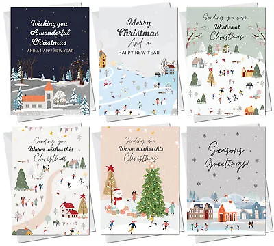 Christmas Cards 30 Pack Xmas Cards Multipack 6 Unique Designs For Family Friends • £9.99