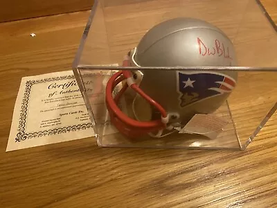 $20 • Buy Drew Bledsoe #11 NE Patriots Autographed Mini Helmet - COA
