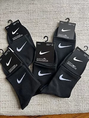 Nike Men's Socks US 8-12 Athletic Training Cushioned Dri-Fit Ankle Socks • $19.99