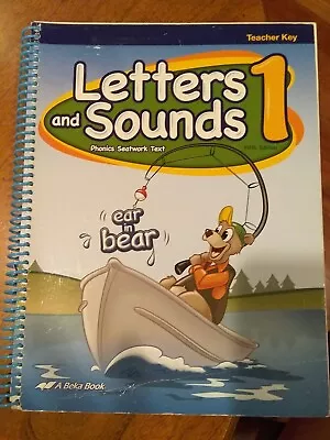 Abeka Letters And Sounds 1 Fifth Edition Teacher Key • $12