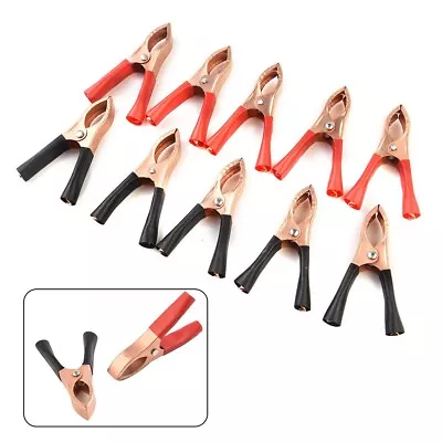 Pairs Crocodile Car Battery Clips Heavy Duty 30A Alligator Test Clamps Tools New • $18.68