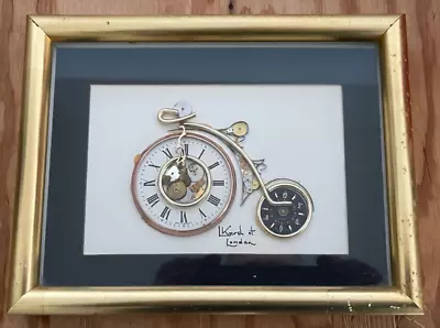 L Kersh Of London Signed Horological Collage Bicycle Made Of Watch Parts • $89.99