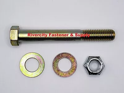 9/16 X 4 Chevy / GM & Dodge & Ford Truck Leaf Spring Bolt & Lock Nut & Washer • $7.88