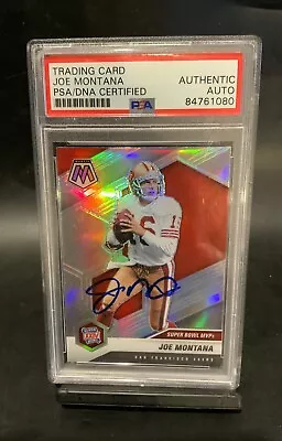 Joe Montana Autograph Trading Card! PSA/DNA Certified Authentic! • $85