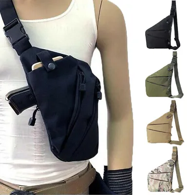 Anti Theft Mens Sling Backpack Shoulder Bag Outdoor Travel Chest Crossbody Bag • $12.99