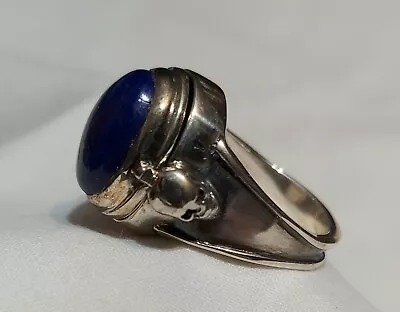 Men's  Poison  Ring With Lapis Stone • $80