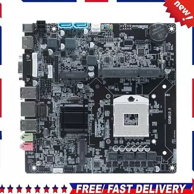 HM65 PC Motherboard All-in-1 LGA988 M.2 SATA MSATA USB2.0 VGA HDMI-Compatible UK • £34.91