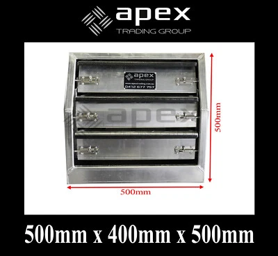 $400 • Buy Brand New Aluminium Plate Toolbox Tool Box Drawers - Ute Truck Car Storage - 545