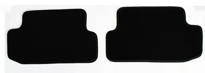 New! 2015 - 2022 Ford MUSTANG Black Rear Floor Mats - Rubber Backing • $49.90