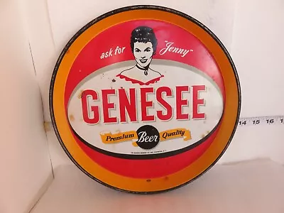 Vintage Metal Genesee Beer Tray   Ask For Jenny   • $14.62