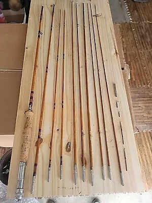 Bamboo Fly Rod  10 Sections Repair/Restoration • $40