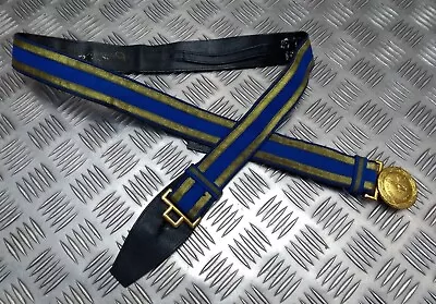 RAF Sword Belt British Royal Air Force Officer Issue PER ARDUA AD ASTRA Buckle • £64.99