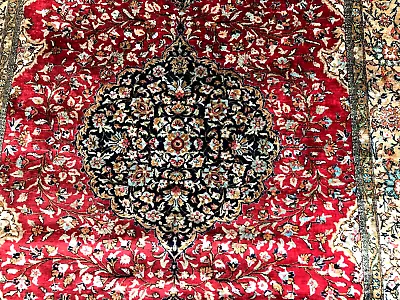 Silk Vintage Exquisite Hand-knotted Rug 4'6  X 6’7  • $2352.26