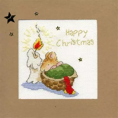 Bothy Threads Greating Card Counted Cross Stitch Kit  First Christmas  10x10cm • $17.33