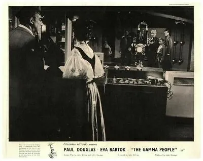 The Gamma People Original Lobby Card Paul Douglas Jocelyn Lane Walter Rilla 1956 • $42.14