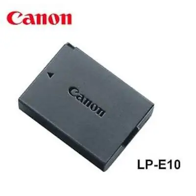 NEW GENUINE Canon LP-E10 Battery For EOS 1300D KissX50 X70 X80 Rebel T3 T5 T6 T7 • $25.07