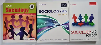 OCR Sociology Textbooks AS A2 Level 3 X Paperback Exams Study Books • £10