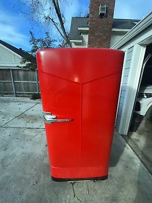 Vintage Refrigerator 1950s Hotpoint General Electric GE Door Shell Only • $400