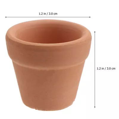 10/20X Small Terracotta Plant Pots 4 Different Sizes Bulk Wholesale 3CM - 8CM • £13.99