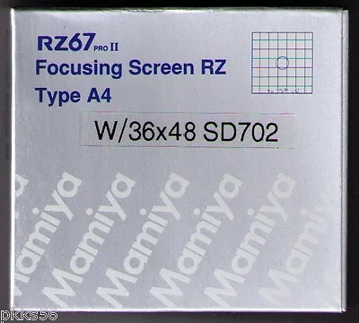 Mamiya RZ A4 / CHECKER FOCUSING SCREEN 36x48 DIGITAL BACKS! (or 6x6 Back 6x7)! • $176