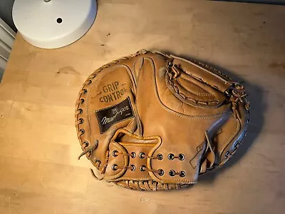 Vintage MacGregor Catchers Mitt Glove RHT John Edward’s Double Flex Pad Grip • $34.95