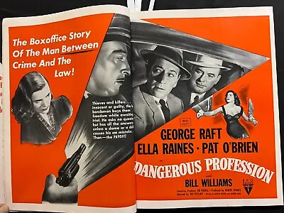 2 Motion Picture Herald Dec 1949 George Raft DANGEROUS John Wayne Clark Gable Ad • $34.99