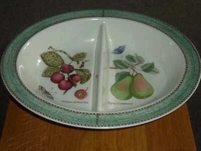 £22 • Buy Sarah’s Garden Wedgwood Pottery Divided Serving Dish Queens Ware 1997