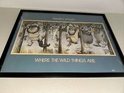 Maurice Sendak Where The Wild Things Are Framed Mounted Plexiglass 19x25 • $60