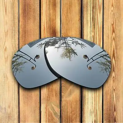 Polarized Silver Mirrored Replacement Lenses For-Oakley Crosshair 1.0 Sunglasses • $8.99