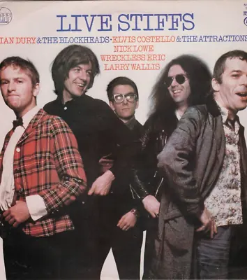 LIVE STIFFS VINYL LP Elvis Costello/Ian Dury/Nick Lowe/Wreckless Eric NEW WAVE • $19.99