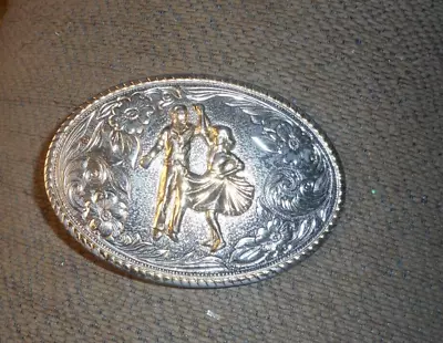 3 Vintage Belt Buckles - Goldwing Indian Chief Western Dancers • $19.99