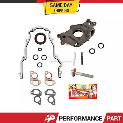 High Pressure Volume Oil Pump Timing Gaskets Bolt For GM LS 5.3 6.0 6.2 10355HV • $160.99