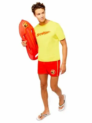 £36.99 • Buy Mens Baywatch Beach, Lifeguard, Fancy Dress Costume Outfit