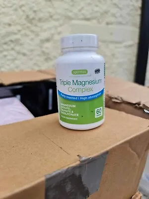 Triple Magnesium Complex Chelated Magnesium Supplement With Magnesium Citrate • £10