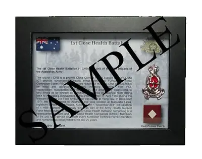 1st Close Health Battalion - Framed Memorabilia • £46.68